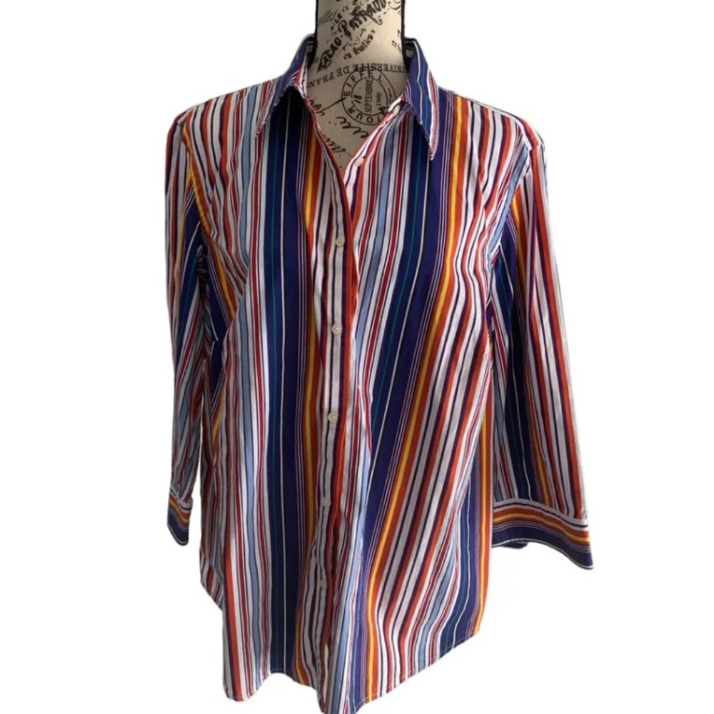* Ralph Lauren women’s stripe button shirt